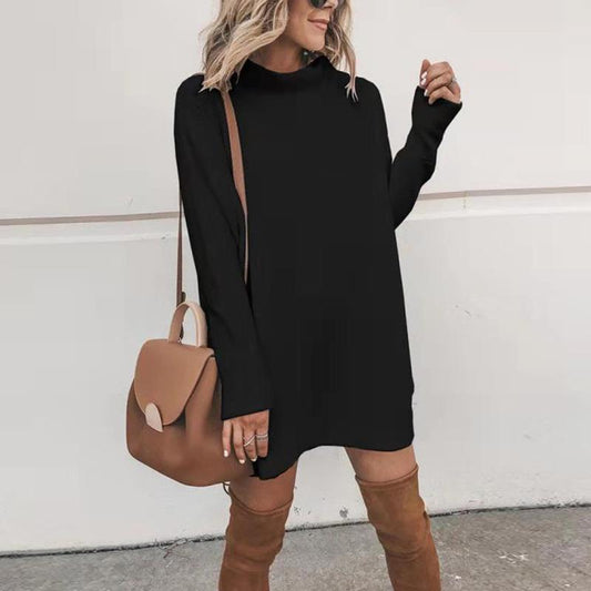 Rosa Cowl Neck Sweater Dress