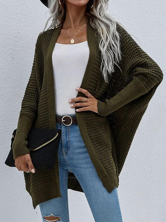 Melissa Waffle Knit Cardigan